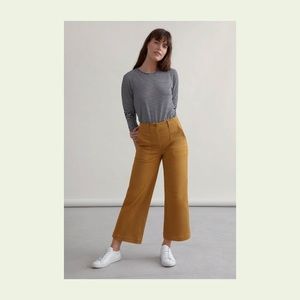Everlane Wide Leg Crop Utility Pant
